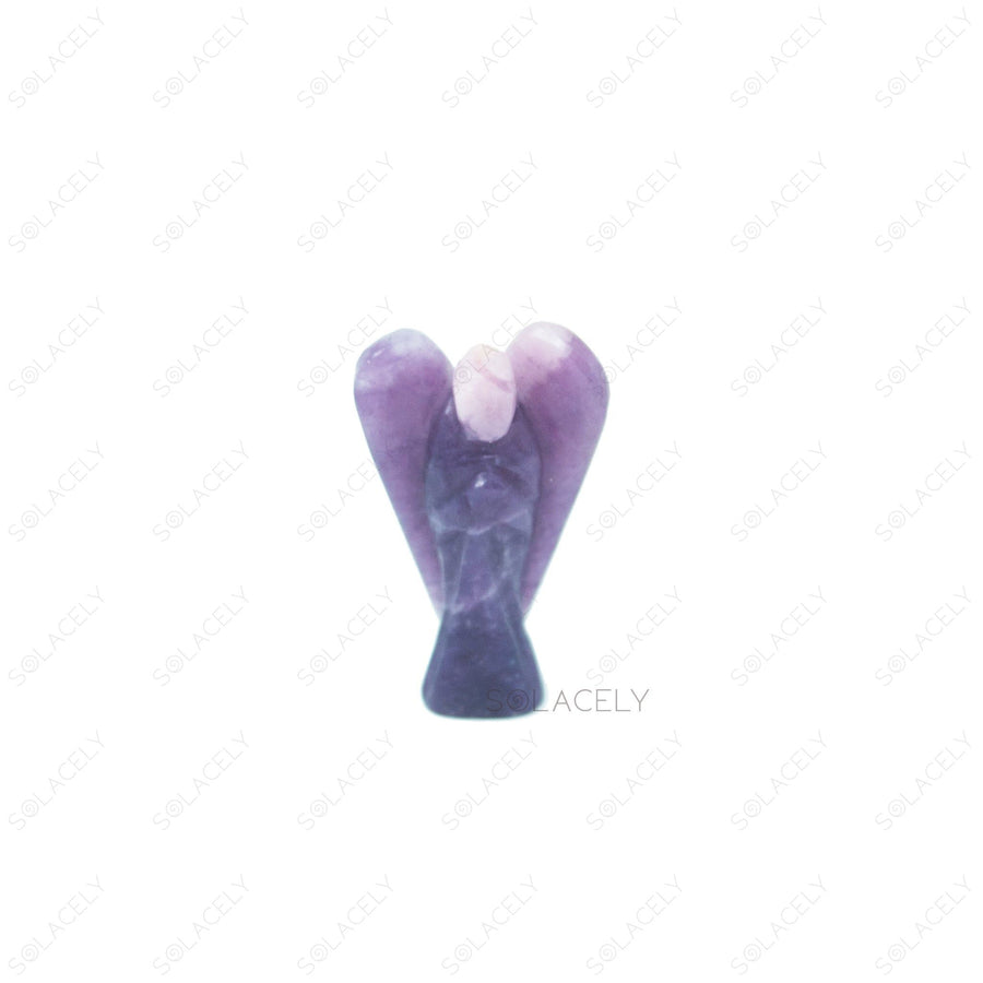 guardian angel lepidolite crystal