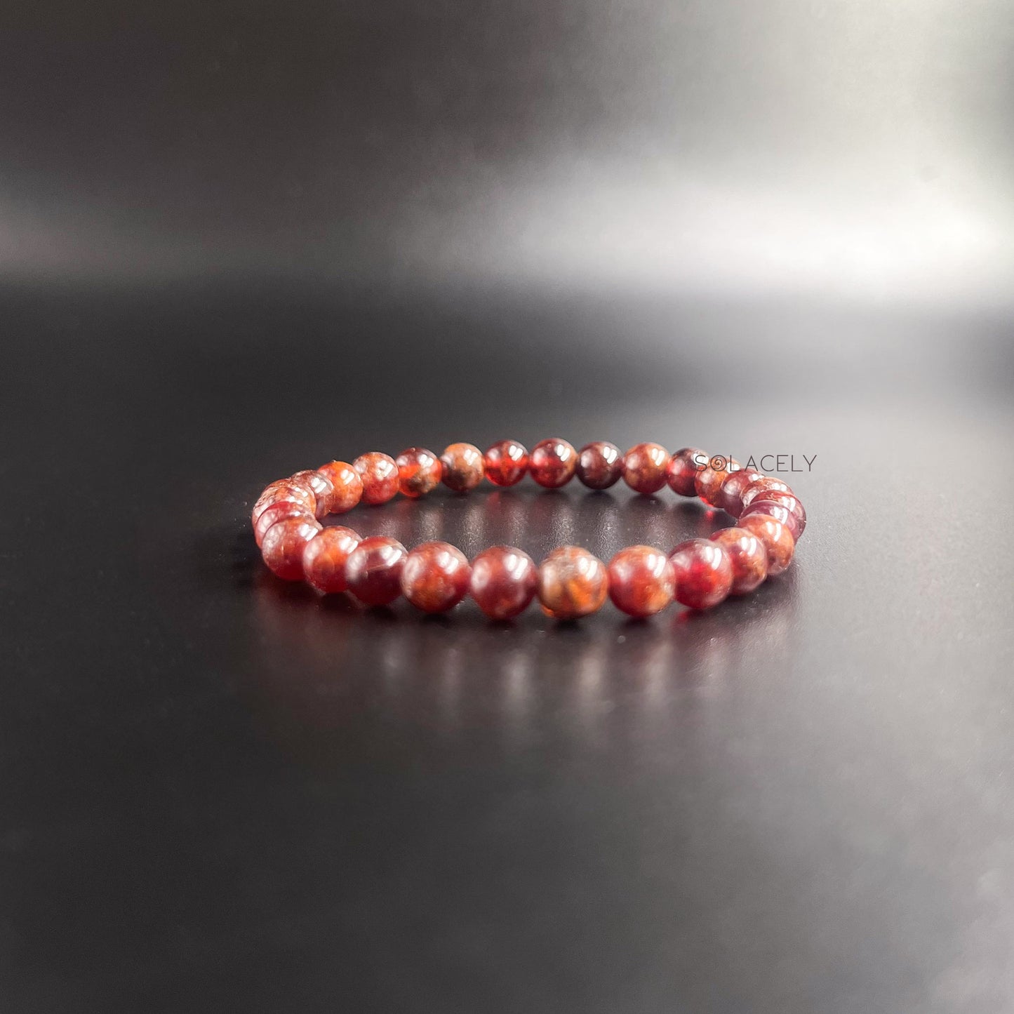 Handmade authentic hessonite stone jewelry