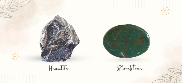 hematite and bloodstone mobile banner image