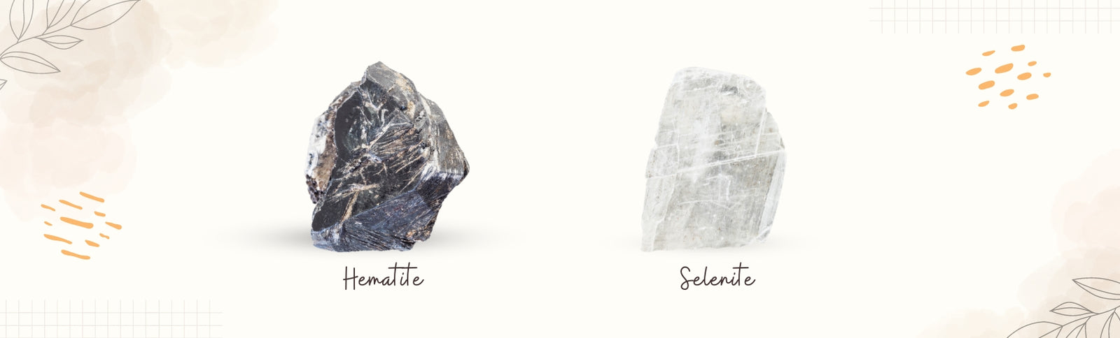 hematite and selenite banner image