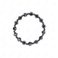 hexagonal hematite bracelet