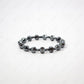 hexagonal bead hematite bracelet