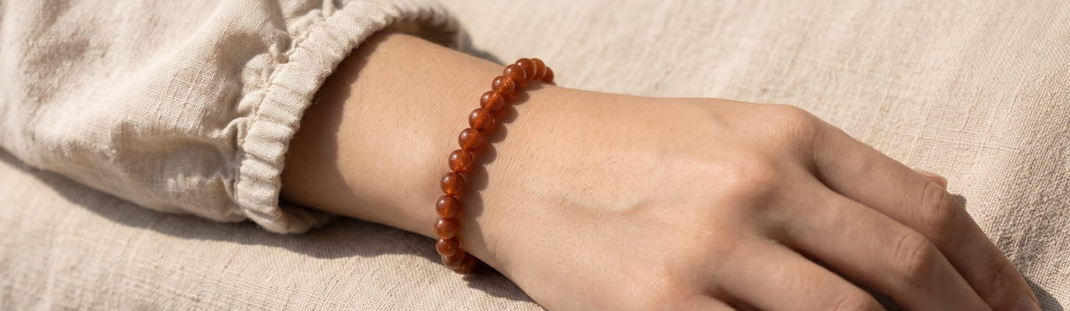 Hessonite bracelet wrist placement traditions