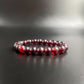 Hessonite gemstone bracelet for positivity