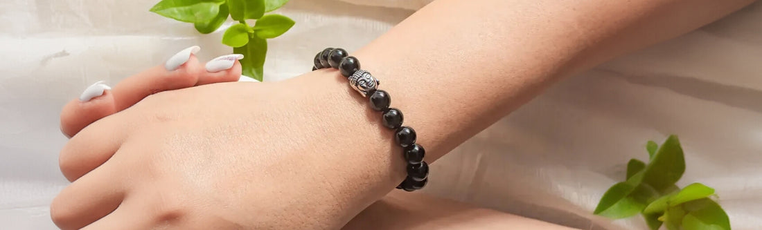 how to wear the buddha power bracelet banner blog