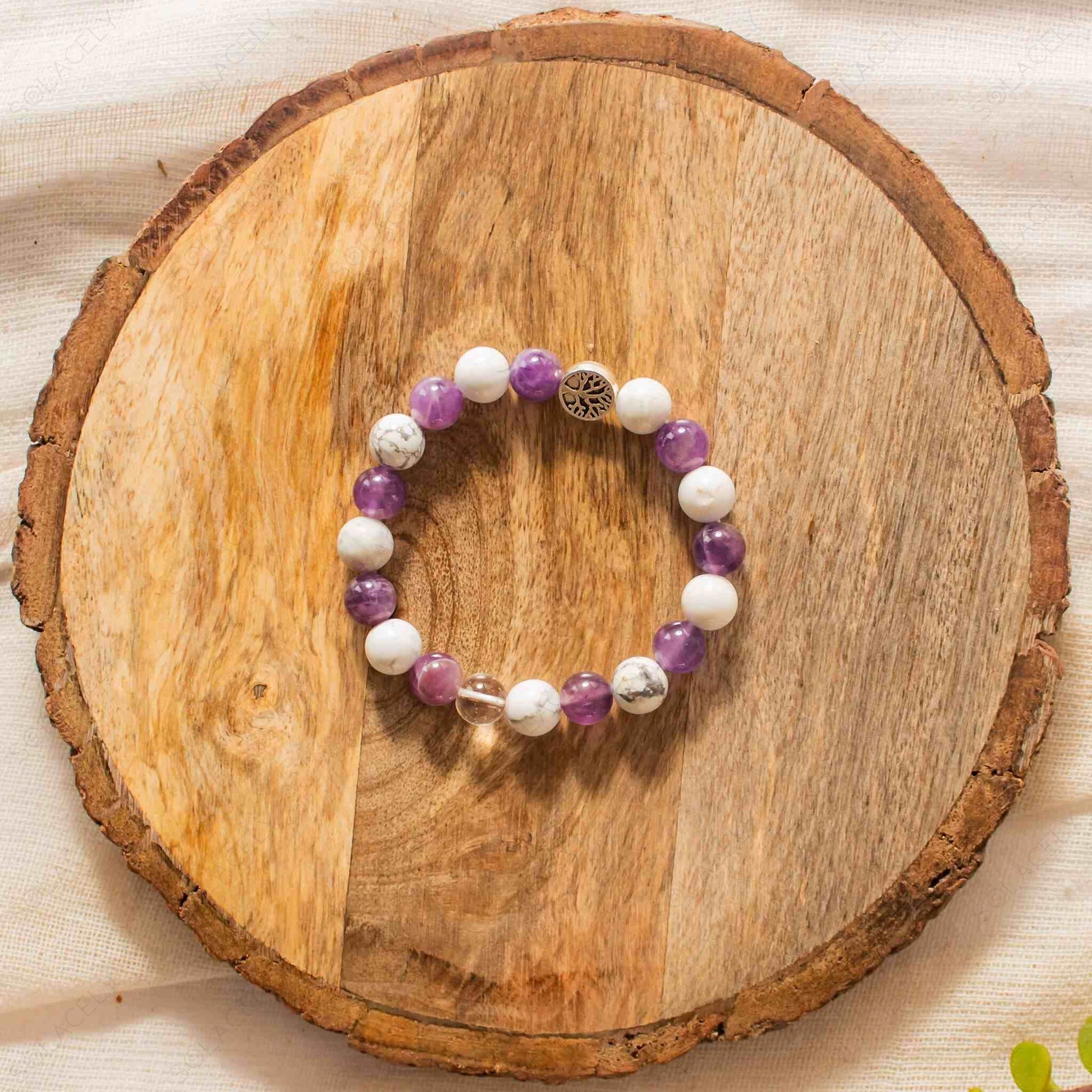 amethyst with moonstone