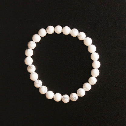 Howlite bracelet emotional balance