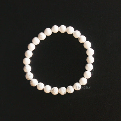 Howlite bracelet for patience