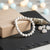 howlite crystals bracelet 6mm beads