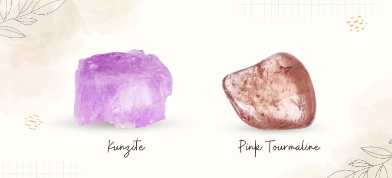 kunzite and pink tourmaline mobile banner image