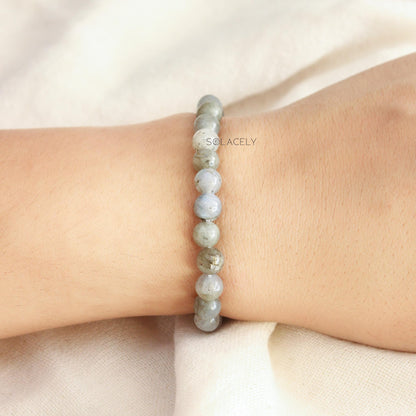 Labradorite bracelet 6mm beads