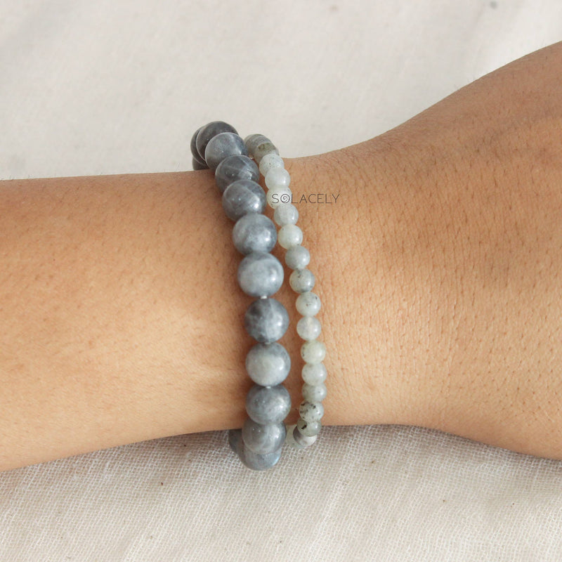 Labradorite Beaded Bracelet