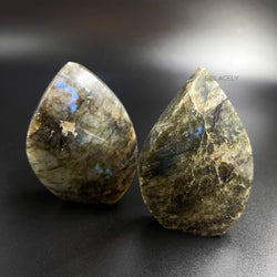 labradorite crystal flame