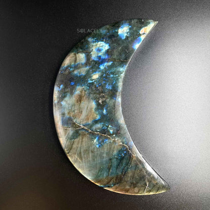 labradorite moon shape