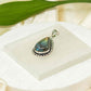 labradorite crystal pendant