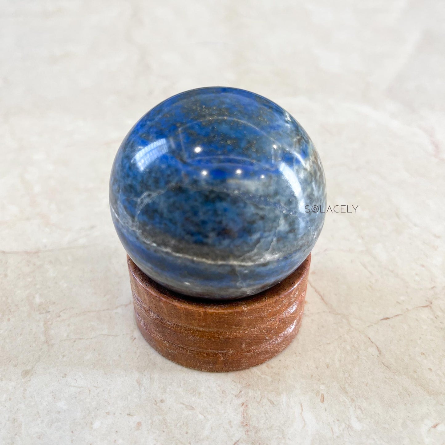 lapis lazuli crystal sphere
