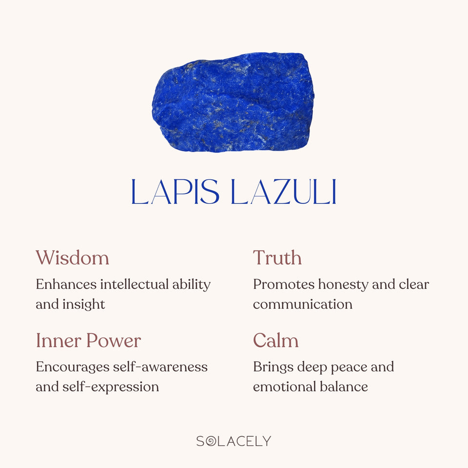 Lapis Lazuli Crystal Bracelet - 6mm Beads