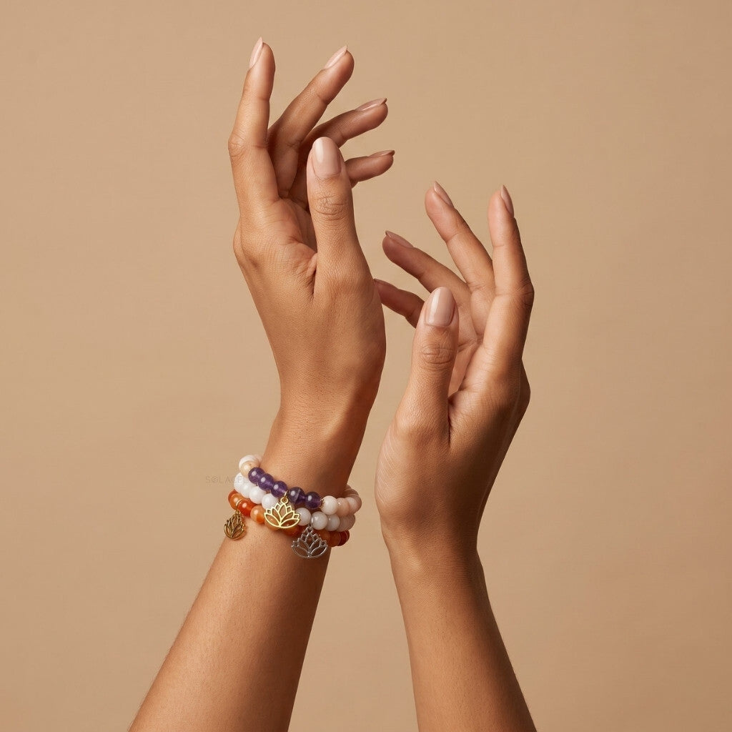 Lotus healing energy bracelet