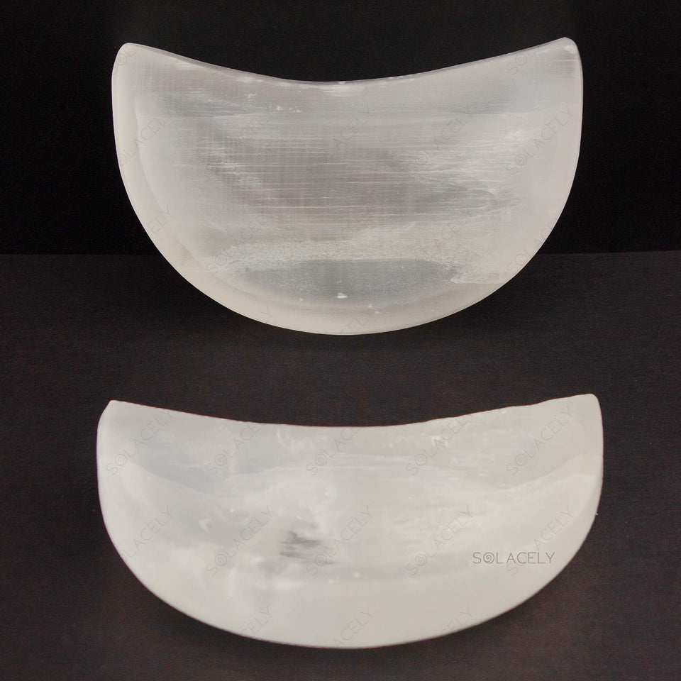 moon bowl selenite
