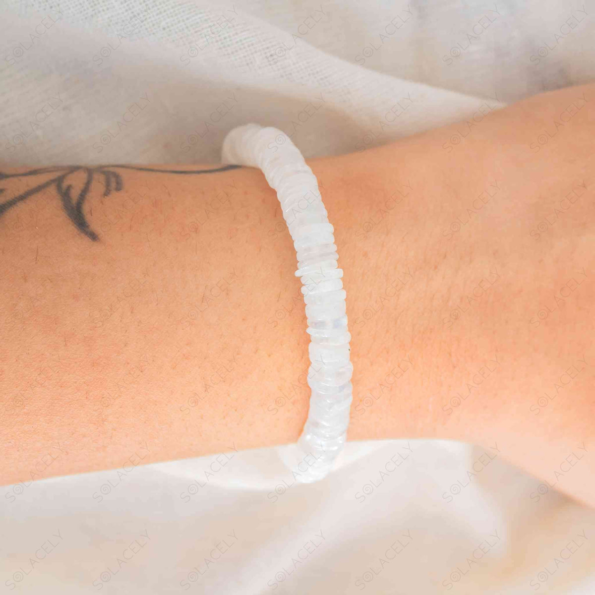moonstone bracelet tyre beads