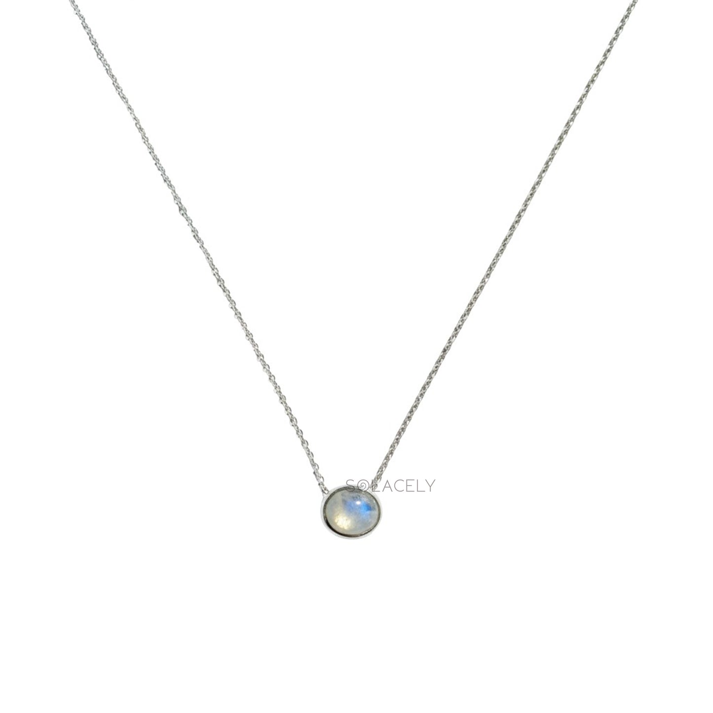 Moonstone Sterling Silver Necklace