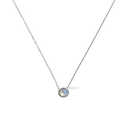 Moonstone Sterling Silver Necklace