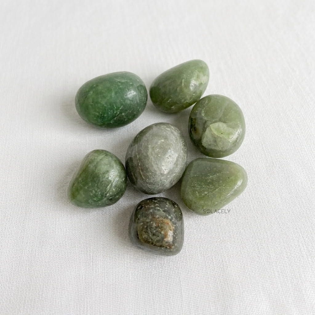 Natural green aventurine tumble