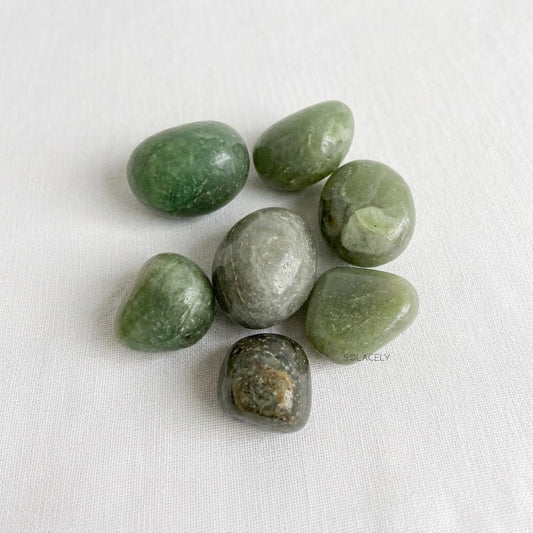 Natural green aventurine tumble