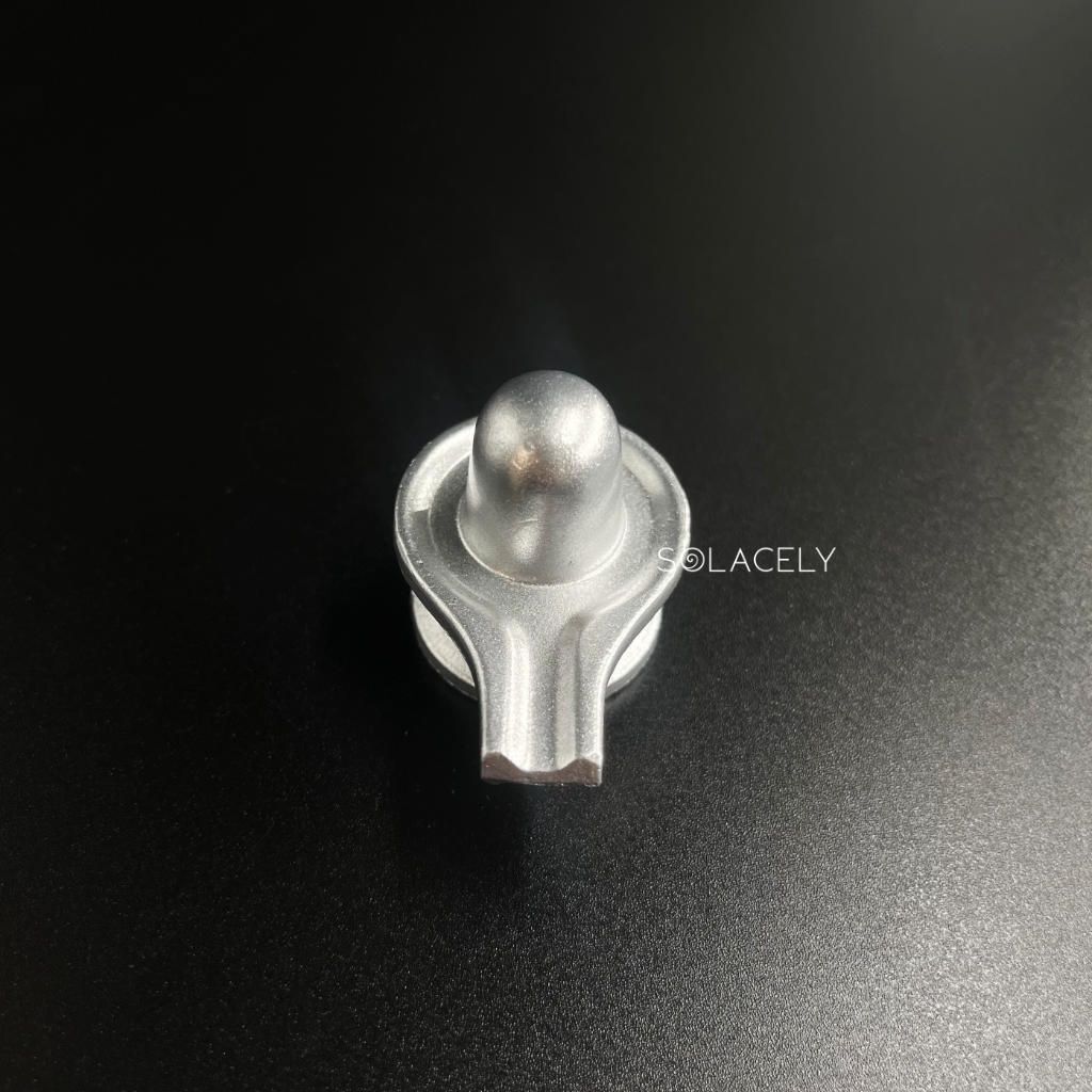 Natural mercury shivling for worship