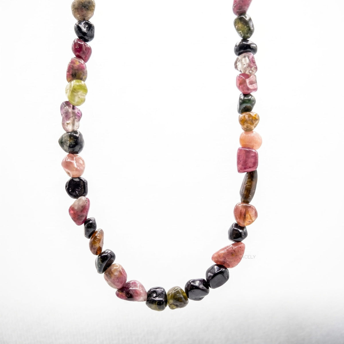 Natural multi tourmaline necklace