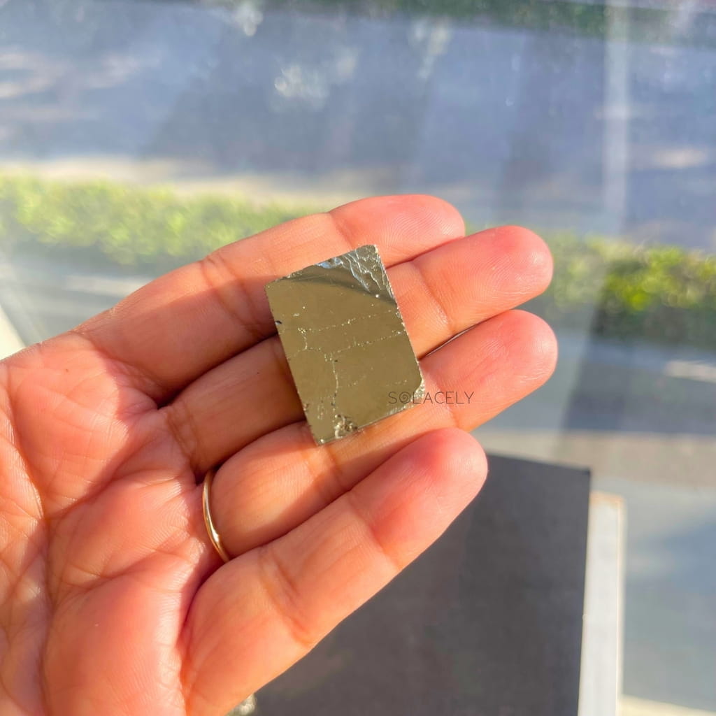 Natural pyrite cube from peru