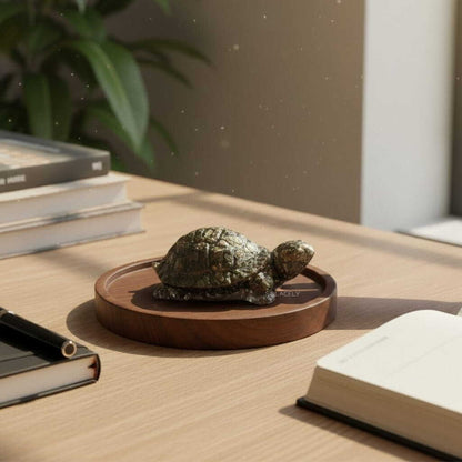 Natural pyrite tortoise vastu