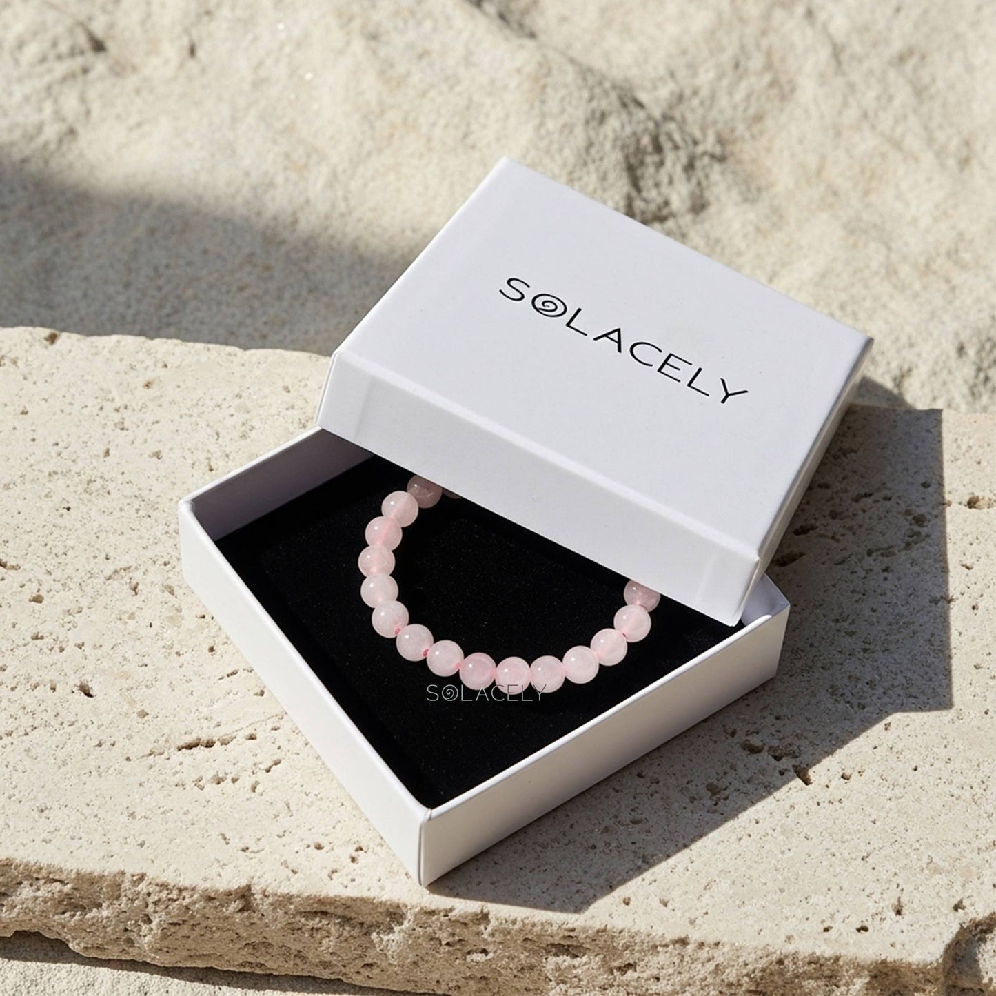 Natural rose quartz seven chakra jewelry