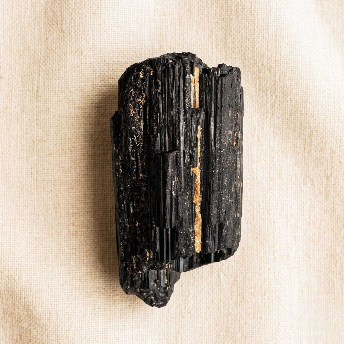 Natural rough tourmaline mineral