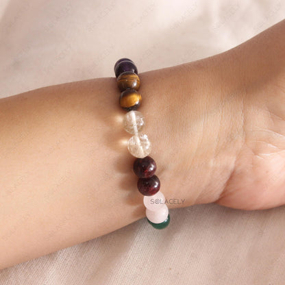 navratna crystal 8mm beads