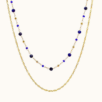 Lapis Lazuli Layered Necklace