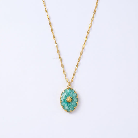 North star amazonite necklace