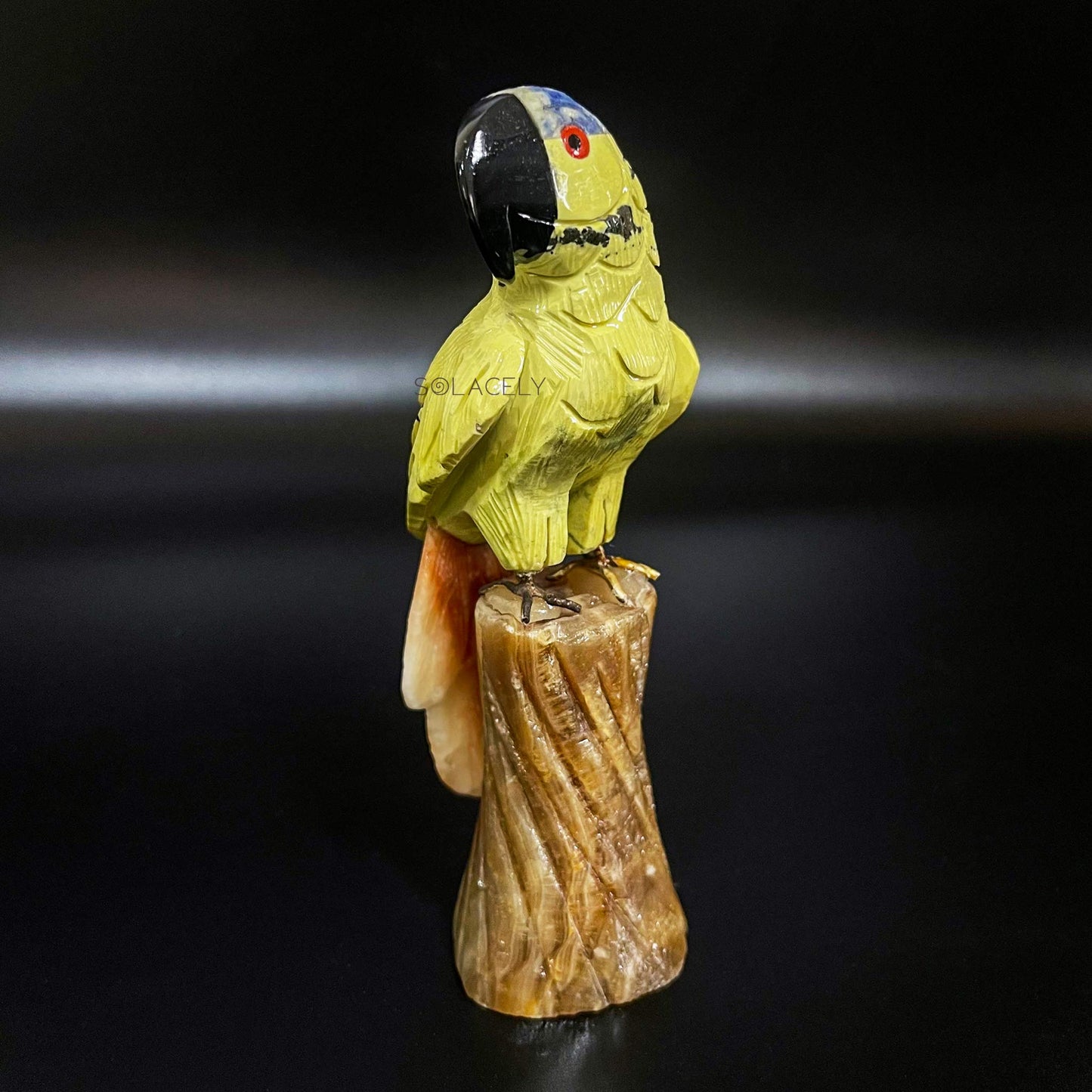 Parrot Crystal Figurine