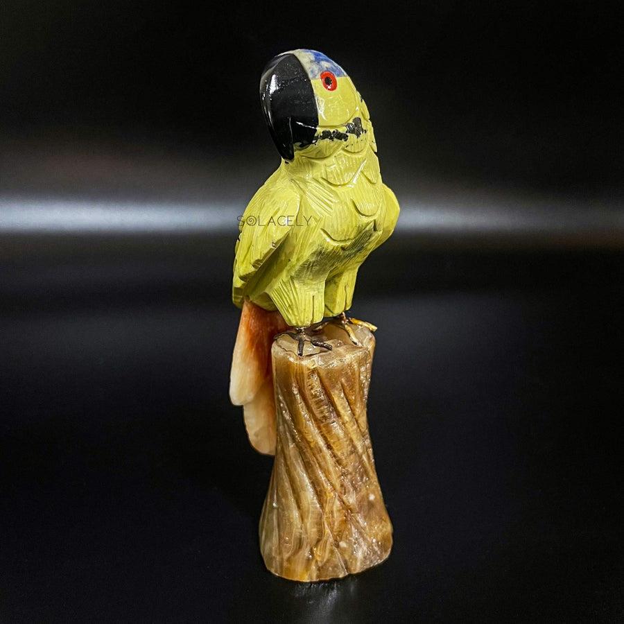 Parrot Crystal Figurine