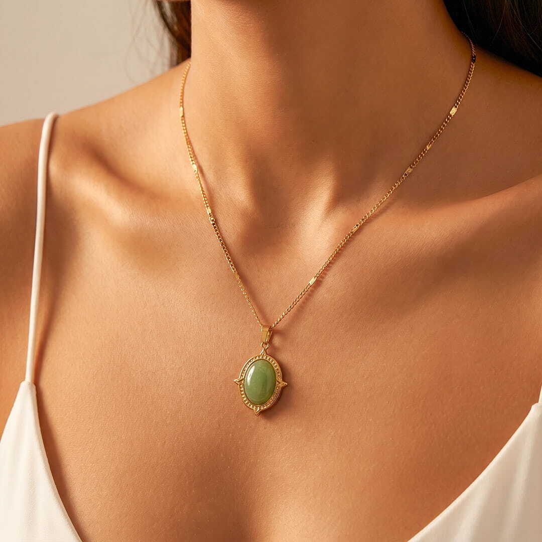 Guiding Star Green Aventurine Necklace