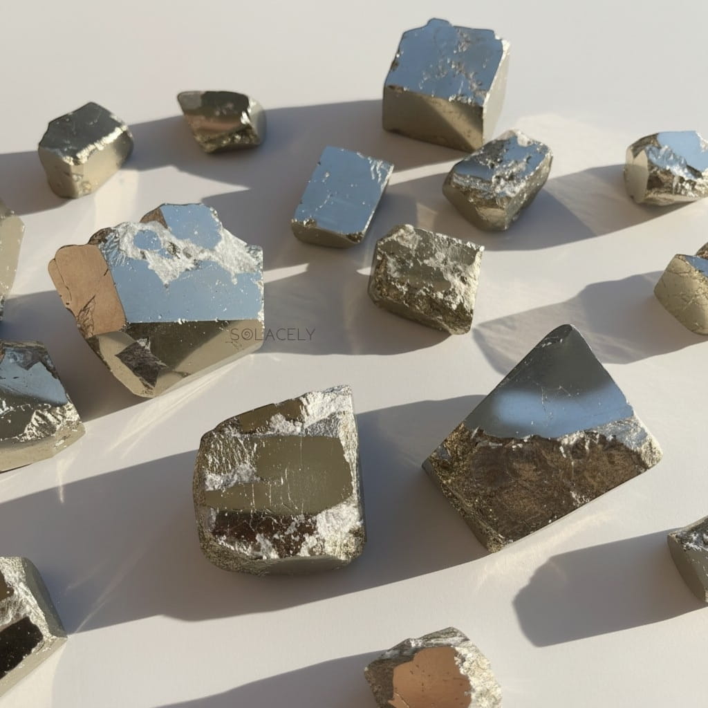 Peruvian pyrite cube natural crystal