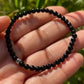 Black Tourmaline Bracelet - 4mm Beads