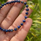 Lapis Lazuli Bracelet With Golden Hematite Spacers