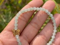 Green Aventurine Butterfly Bracelet