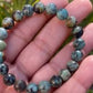 African Turquoise Bracelet - 8mm Beads