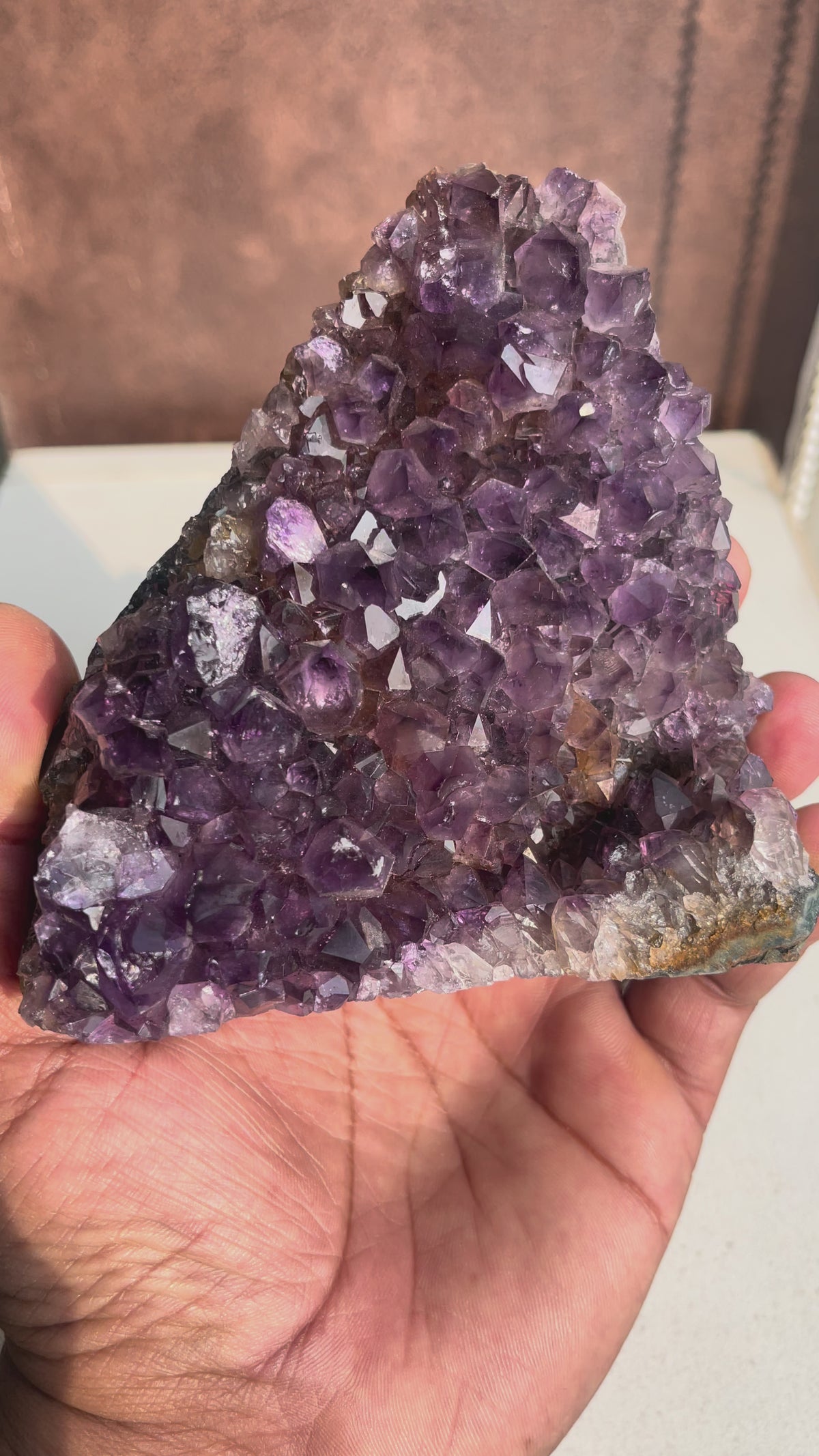 Brazilian Amethyst Geode (808 g)
