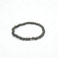 pyrite bead bracelet