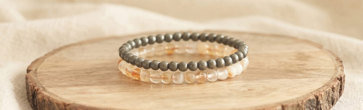 Pyrite Citrine crystal pairing