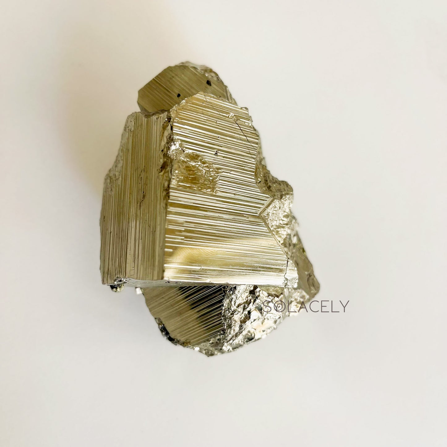 Peruvian Pyrite Cluster - Golden Manifestor