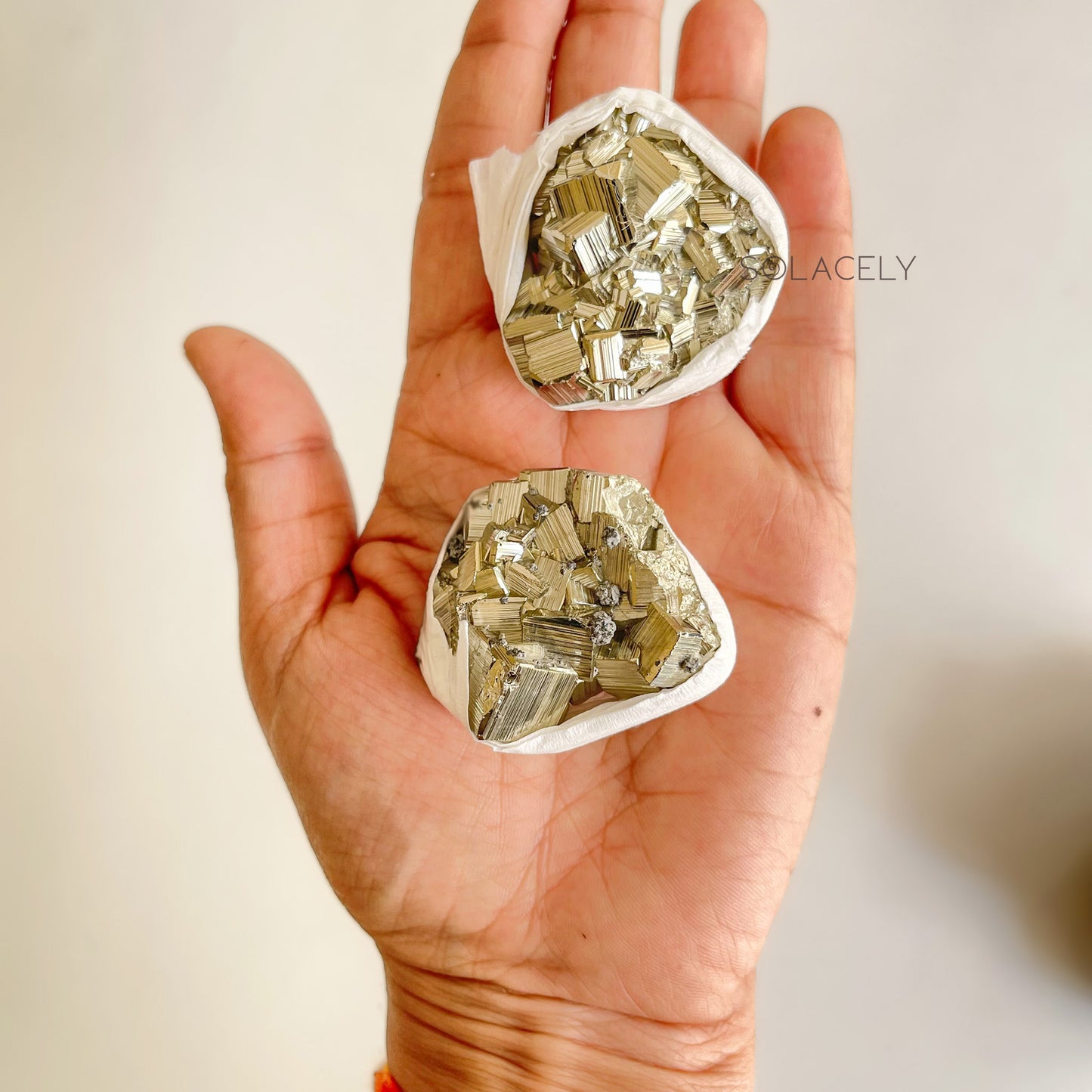 Peruvian Pyrite Cluster - Golden Manifestor